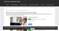 Desktop Screenshot of lire-des-livres.com
