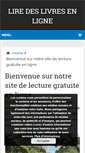 Mobile Screenshot of lire-des-livres.com
