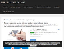 Tablet Screenshot of lire-des-livres.com